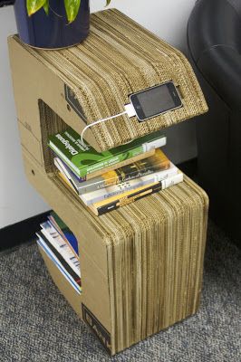 . . . . . How to Recycle: Recycled Cardboard Furniture Cardboard Furniture Design, Cardboard Chair, Carton Diy, Cardboard Recycling, Cardboard Design, Paper Furniture, Cardboard Art, Diy Cardboard Furniture, Cardboard Furniture