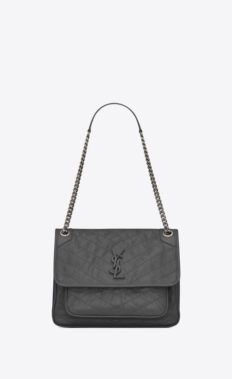 Saint Laurent Store, Saint Laurent Handbags, Vintage Ysl, Monogram Bag, Saint Laurent Bag, Large Bag, Medium Bags, Small Leather Goods, Chain Bags