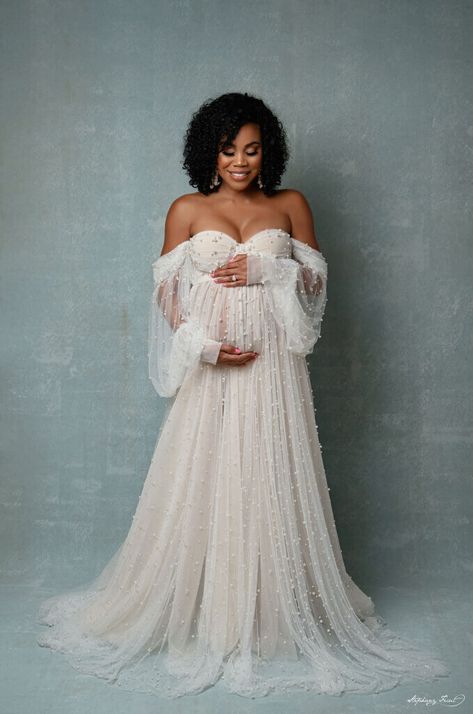 Dallas maternity photographer | Maternity photography studio Romantic Maternity Shoot, Pregnancy Wedding Dress, Elegant Maternity Shoot, Maternity Baby Shower Dress, Kids Gowns, Maternity Gowns For Photoshoot, Maternity Shoot Dresses, Maternity Gown Photography, Maternity Wedding Dress