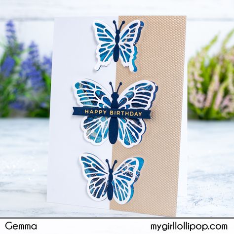 Spellbinders Bibi’s Butterflies Collection – mygirllollipop Christmas Box Frames, Gina K Butterfly Cards, Gina K You Give Me Butterflies, Spellbinders Delicate Butterflies, Bibi Cameron, Butterfly Greetings Card, Simon Says Stamp Mix And Match Butterflies, Solid Shapes, Collection Ideas