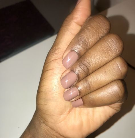 Pinkish Brown Nails, Nude Nails On Dark Skin, Brown Nude Nails, Nails On Dark Skin, Nail Envy, Brown Nails, Nail Color, Valentines Nails, Mani Pedi