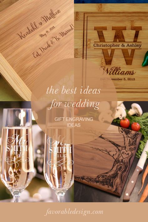 The Best Ideas for Wedding Gift Engraving Ideas #wedding #gift #engraving #ideas #WeddingGiftIdeas #weddinggiftengravingideas Wedding Engraving Ideas, Etched Gifts, Engraving Ideas, Wedding Gift Diy, Engraved Wedding, Ideas For Wedding, Unique Wedding Gifts, Wedding Gifts For Couples, Best Ideas