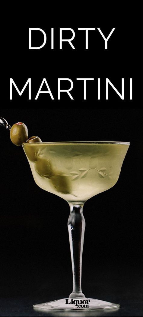 Dirty Martini Recipe, Olive Brine, Citrus Cocktails, Pretty Cocktails, Classic Martini, Martini Recipe, Vodka Martini, Martini Recipes, Vodka Drinks