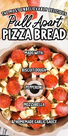 Pepperoni Slices Recipes, Pull Apart Garlic Bread Pizza, Biscuits And Pepperoni, Pepperoni And Mozzarella Pull Apart Bread, Pizza Like Recipes, Pepperoni Bread Pillsbury, Pizza From Biscuit Dough, Pepperoni Pizza Monkey Bread Pull Apart, Pizza Dough Pull Apart Bread