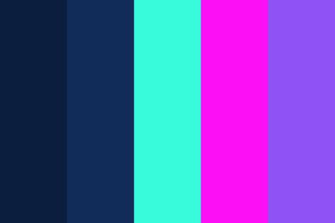 Computer Color Palette, Vaporwave Aesthetic Color Palette, Glow In The Dark Color Palette, Neon Cyberpunk Color Palette, Blacklight Color Palette, Trippy Color Pallete, Emo Scene Color Palette, Scenecore Palette, Hyper Pop Color Palette