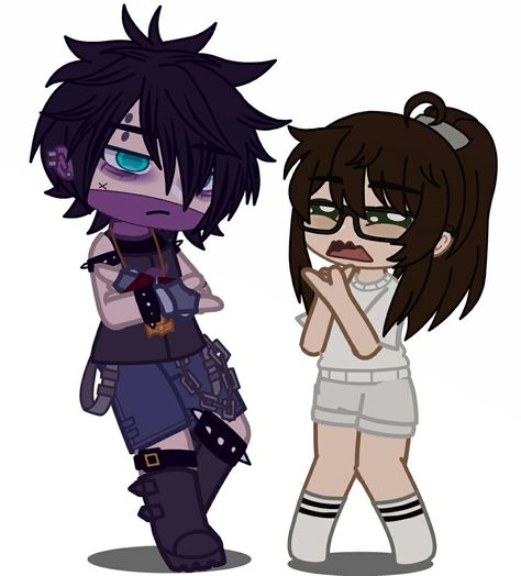 Dabi Gacha Club, Sleeping Outfits, Mha Gacha, Gacha Life Sleep Outfits, Tik Tok Video, Manga Poses, Arte Do Kawaii, Club Hairstyles, Scary Monsters