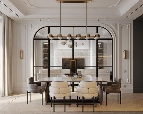 Dining Room French, Retail Store Interior Design, Neoclassical Interior, Small Home Offices, Dream Kitchens Design, Chic Interior Design, Timeless Interiors, French Interior, Classic Interior