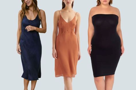 15 Perfect Slip Dresses for Every Outfit and Budget Slip Dresses, The Shift, Celebrity Moms, Gym Style, At The Gym, Style Expert, Karen Millen, Sheer Sleeves, Seasonal Fashion