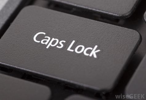 the best use for the CAPS LOCK key by Dave -  Its not to turn your written words into written shouts. Even when my grandmawho barely knows how to use her computersends me an email in all caps Im a little unsettled. She doesnt know what shes doing yet it still comes across sorash.  Theres rarely a good reason to ever use the caps lock key. Shift usually suffices when you need to capitalize a letter here orthere.  Of the keys that surround the letter a caps lock is less utilized than ever q or z.O Caps Lock, Office Training, Business Analysis, Locks & Key, Bad Habits, A Word, Windows 10, Lower Case Letters, Geek Stuff