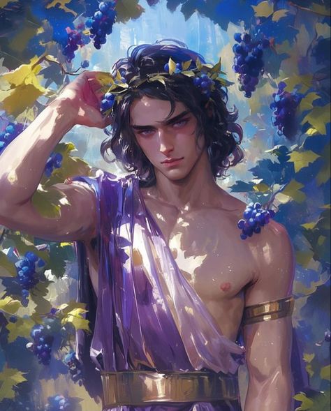 Deities Aesthetic, Greek Mythology Characters, Greek Deities, Dionysus God, Greek Pantheon, Greek Mythology Gods, Targaryen Art, Greek Mythology Art, Mythology Art