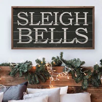 Black Wood Wall, Sleigh Bells Ring, Sleigh Bells, Seasonal Displays, Sleigh Bell, Metal Lanterns, Christmas Fireplace, Antique Farmhouse, Metal Candle