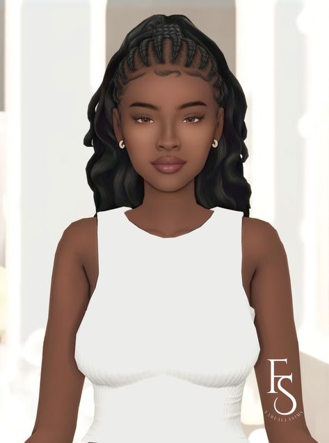 Paloma Summers | CC Included | Patreon Brindleton Bay, Hot Yoga Poses, The Sims 4 Skin, First Business, Sims 4 Cc Skin, Sims 4 Characters, Black Characters, African American Art, Sims 4 Cc