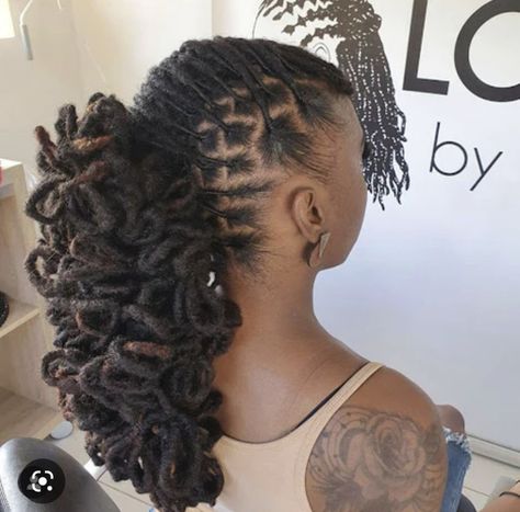 Bridal Dreadlocks Hairstyles Black Women, Loc Updo Long Hair, Locs In Low Bun, Long Locs Wedding Hairstyles, Fancy Dreadlocks Hairstyles, Long Dreadlocks Hairstyles Black Women, Fishtail Loc Styles, Loc Styles Mohawk, Fancy Loc Styles