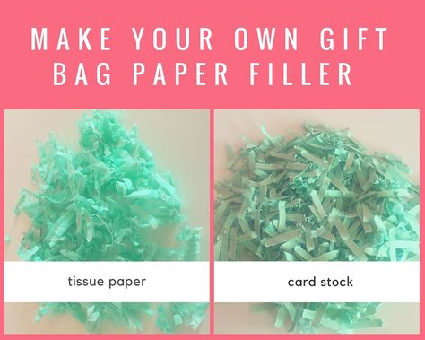 Gift Box Filler Ideas Diy, Diy Crinkle Paper Filler, How To Make Crinkle Paper Shred, Box Filler Ideas Packaging, Gift Box Filler Ideas, Gift Bag Filler Ideas, Diy Crinkle Paper, Shredded Paper Crafts, Gift Basket Filler Ideas