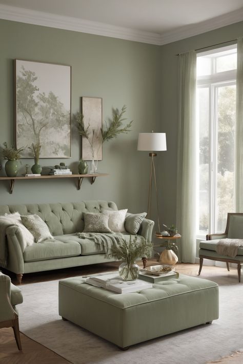 Explore the daily routine of an interior designer and discover how to effortlessly infuse elegance into your space with chic sage green accents.
#ad  


#ideasInspo
#wallpaint2024
 #color2024
 #DIYpainting
 ##DIYhomedecor
 #Fixhome Sage House Interior Design, Green Beige And Grey Living Room, Cream Living Room With Green Accents, Green And White Lounge, Taupe Green Living Room, Sage Green And Brown Living Room, Taupe And Green Living Room, Sage And Grey Living Room, Sage Green Walls Living Room