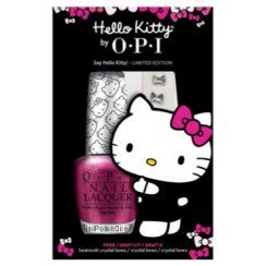 Hello Kitty Nail Polish, Hello Kitty Opi, Hello Kitty Nail, Opi Collections, Kitty Nail, Cute Nail Polish, Hello Kitty Merchandise, Hello Kitty Makeup, Hello Kitty Nails