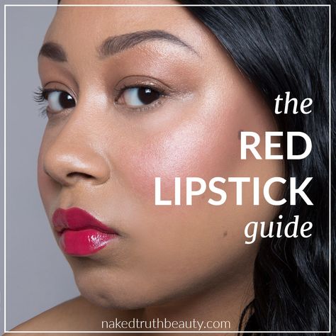 How to Choose Your Perfect Shade of Red Lipstick | naked truth beauty Wear Red Lipstick, Warm Skin Tone, Cool Skin Tone, Shade Of Red, Best Lipsticks, Under My Skin, Bold Lips, Lipstick Shades, Red Lipstick