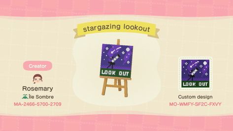 Acnh Stargazing, Acnh Purple, Anch Ideas, Acnh Kidcore, Acnh Inspiration, Animal Crossing 3ds, Animal Crossing Memes, Acnh Design, Purple Animals