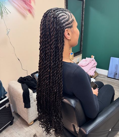 Fulani Twists @ira.styledme #coloradospringsbraider #explore #fulanitwists #irastyledme Fulani Braids Into Twists, Fulani Twists, Fulani Twist, Fulani Braids, Loc Styles, Twist Hairstyles, Hair Inspo, Braided Hairstyles, Hair Ideas