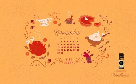 Thanksgiving Backgrounds Aesthetic, Language Classroom Decor, November Wallpapers, Wallpaper Backgrounds Laptop, Wallpaper November, Top Notch Wallpaper, Backgrounds Laptop, Notch Wallpaper, Desktop Wallpaper Calendar