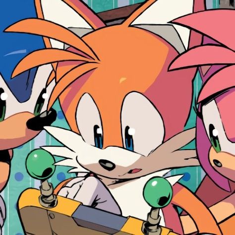 Tails And Amy Matching Pfp, Team Sonic Matching Icons, Sonic Tails And Amy Matching Pfp, Sonic Tails Pfp, Team Sonic Matching Pfp, Tails Idw Comic, Sonic And Tails Matching Pfp, Sonic Matching Pfp For 3, Tails Matching Pfp