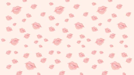 Kisses Desktop Wallpaper, Pink Kisses Wallpaper, Tattoos Pequeños, Nana Aesthetic, Pink Ribbon Wallpaper, Mac Wallpaper Desktop, Ribbon Wallpaper, Destop Wallpaper, Pink Wallpaper Desktop