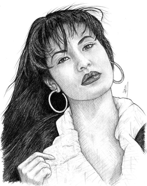 “Always believe that the impossible is always possible.” - Selena Quintanilla Pérez (known professionally as Selena and the Queen of Tex-Mex); singer, songwriter, model, actress and fashion designer. • Graphite pencils on 8 1/4" x 11" sketch pad. ► Get my app for exclusive content! "Aaron Manriquez Illustration" Now on Play Store • facebook.com/aaronm.illustration • instagram.com/aaronmanriquez.illustration • twitter.com/am_illustra ▲ Online shop at society6.com/aaronmanriquez Selena Quintanilla Drawing, Selena Art, Meaning Tattoos, Jenny Rivera, Hair Stenciling, Bonnie Tyler, Selena Quintanilla Perez, Celebrity Drawings, Sketch Pad