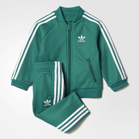 adidas - SST Mesh Track Suit Luxury Baby Clothes, Adidas Tracksuit, Toddler Winter, Adidas Kids, Track Suit, Zip Jacket, Kids Jacket, Kids Wear