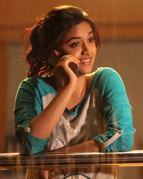 Keerthi Suresh Hd Images, Girlfriend Things, Nazriya Nazim, Biker Couple, Christian Illustration, Cute Movie Scenes, Keerthi Suresh, Long Indian Hair, Keerthy Suresh