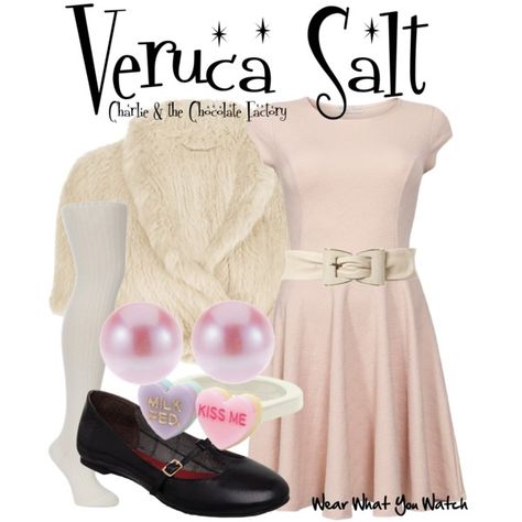 Veruca Salt Costume, Roald Dahl Costumes, Willy Wonka Costume, Charlie Chocolate Factory, Veruca Salt, World Book Day Costumes, Popular Costumes, Charlie And The Chocolate Factory, Show Movie