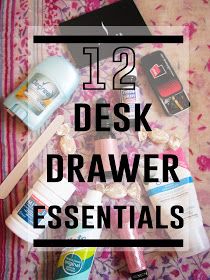 The View Is Beautiful: Office Emergency Kit – 12 Desk Drawer Essentials Office Emergency Kit, Office Essentials Women, Desk Essentials Office, Neat Desk, Office Kit, Desk Redo, Work Cubicle, Work Office Decor, Girl Guide