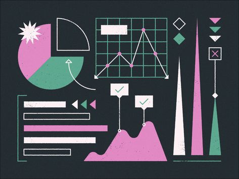 Mastering Data Visualization: 3 Tips For A Smoother Design Process | Dribbble Design Blog Constellation Chart, Data Visualization Design, Data Design, Bright Patterns, Graphic Elements, Visual Content, Data Visualization, Interactive Design, Muted Colors