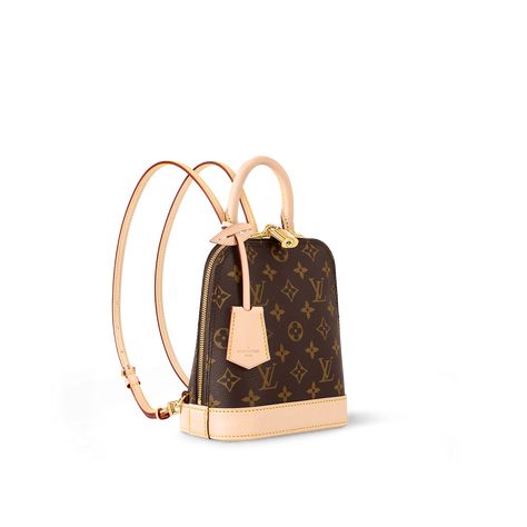 LOUIS VUITTON® - Alma Backpack - Monogram Alma Louis Vuitton, Louis Vuitton Backpack, Luxury Bags Collection, Louis Vuitton Official, City Bag, Vuitton Bag, Bags Designer Fashion, Primavera Estate, Monogram Canvas