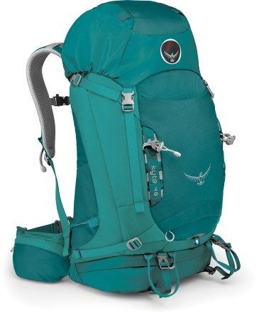 Another smaller pack option, slightly cheaper and Osprey's are of course wonderful. Osprey Kyte 46 Pack - Women\'s Osprey Packs, Backpacking Europe, Backpacking Gear, Camping Backpack, Backpacking Packing, Hiking Gear, Osprey Backpack, Camping And Hiking, Hiking Backpack