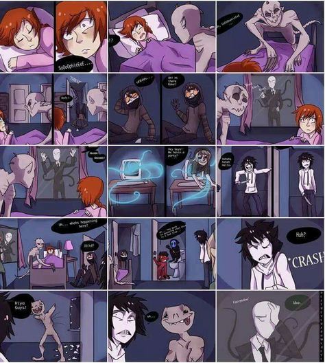 Creepy Pasta Comics, Creepy Pasta Family, Creepy Smile, Creepy Kids, Aphmau Fan Art, Creepypasta Funny, Scary Movie Characters, Fandom Drawing, Scary Funny