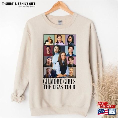 Gilmore Girl The Eras Tour T-Shirt Sweatshirt Hoodie Stars Hollows Shirt Tv Show Gifts Check more at https://tshirtfamilygift.com/product/gilmore-girl-the-eras-tour-t-shirt-sweatshirt-hoodie-stars-hollows-shirt-tv-show-gifts/ Gilmore Girls Hoodie, Tv Show Gifts, Jess Mariano, Gilmore Girl, Stars Hollow, Hoodie Girl, Tour T Shirts, Gilmore Girls, Eras Tour