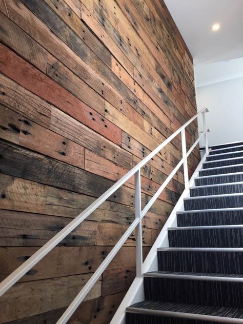 Timber Walls Interior, Timber Wall Feature, Recycled Timber Wall, Reclaimed Timber Wall, Wood Walls Interior Design, Timber Cladding Interior Feature Walls, Rustic Feature Wall Ideas, Wood Cladding Interior Feature Walls, Wooden Cladding Interior Wall