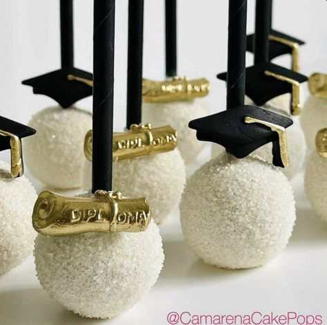 Graduation Cakepops, Baby Reveal Cupcakes, Art Party Cakes, College Graduation Cakes, Graduation Cake Pops, Open House Party, Graduation Cake Designs, Graduation Party Desserts, Graduation Treats