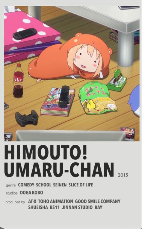 Himouto! Umaru-chan Dekorasi Halloween, Umaru Chan, Himouto Umaru Chan, Materi Bahasa Jepang, Anime Suggestions, Film Posters Minimalist, Poster Anime, Animes To Watch, Anime Printables