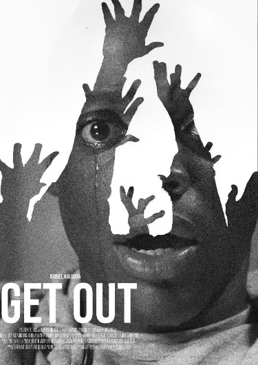 Movie Poster I designed for "Get Out" (Images and fonts are not owned by me and were used for creative purposes only) Get Out Movie Poster, Get Out Film, Get Out Movie, Poster Design Movie, Movie Poster Design, Black Poster, Film Poster Design, Image Film, Event Poster Design