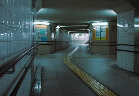 Liminal Space Japan, Environments Photography, Run Down City, Train Background, Subway Station, Liminal Space, City Vibe, Weird Dreams, Liminal Spaces