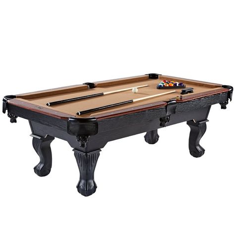 $769 Barrington Belmont 7.4' Pool Table Entertaining Room, Pool Table Slate, Billiards Table, Billiard Pool Table, Billiard Accessories, Game Room Family, Pool Ball, Play Pool, Billiards Pool