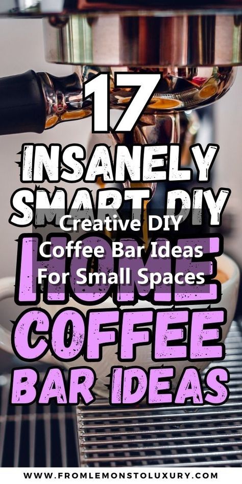 #ad Looking to create a cozy coffee nook in your small space? Check out these creative DIY coffee bar ideas for small spaces that are both functional and stylish. From repurposed shelves to compact carts, discover how to design your own coffee bar oasis at home. Perfect for coffee lovers with limited space! #coffeebarideasdiysmallspaces Portable Coffee Bar Ideas, Rv Coffee Bar Ideas, Rv Coffee Bar, Repurposed Coffee Bar, Coffee Bar Ideas Diy, Repurposed Shelves, Bar Ideas Diy, Small Bar Ideas, Diy Coffee Bar Ideas