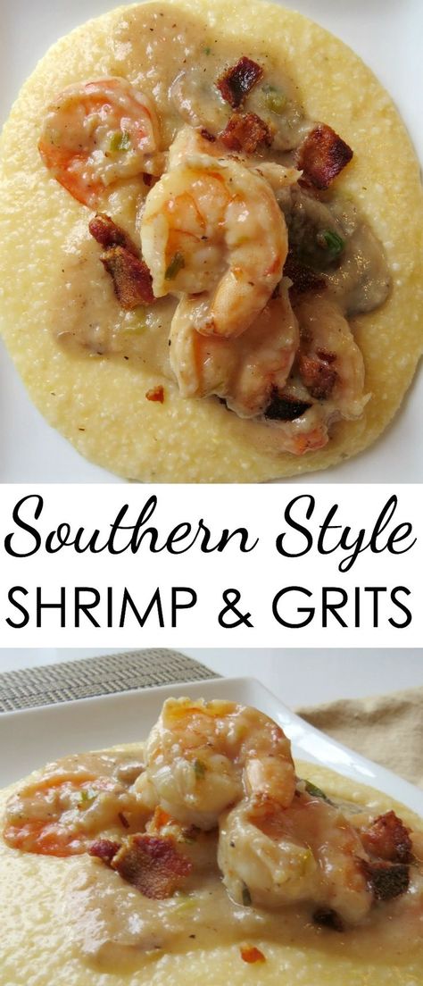 Easy Shrimp And Grits, Shrimp Grits Recipe, Shrimp N Grits Recipe, Cooks Country Recipes, Breakfast For A Crowd, Grits Recipe, Shrimp And Grits, Easy Shrimp, Shrimp Dishes