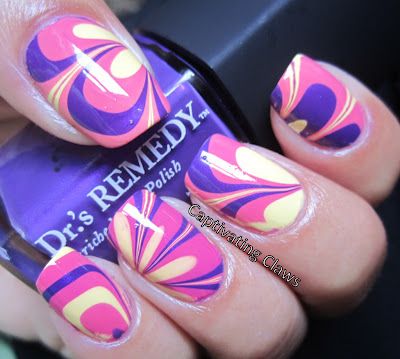 New Nail Colors, Water Marble Nail Art, Happy Thursday Everyone, Pedicure Designs Toenails, Water Marble Nails, Natural Nail Polish, Marble Nail, Water Marble, Pedicure Designs