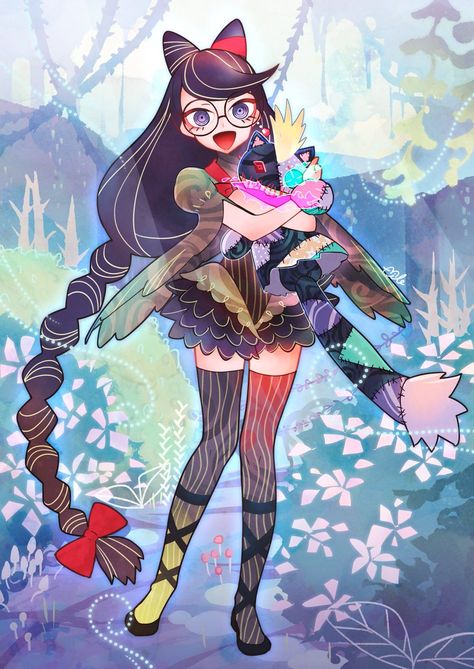 Bayonetta Origins, Bayonetta Style, Bayonetta Fanart, Images Kawaii, 영감을 주는 캐릭터, Cute Art Styles, Female Character Design, Game Artwork, Cartoon Art Styles