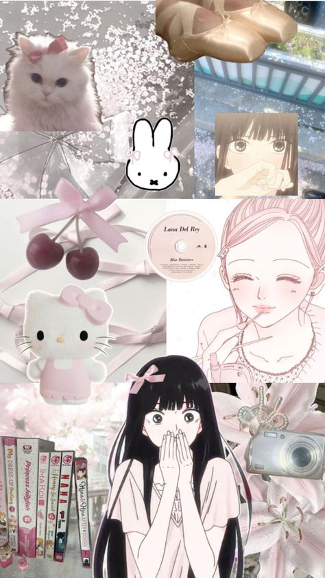 Sawako, kimi no todoki, NANA, wallpaper, pink, cutesy, aesthetic, coquette, Shoujo Wallpaper, Shojo Girl, Cute Iphone Wallpaper Tumblr, Cute Home Screen Wallpaper, Cute Home Screens, Iphone Wallpaper Themes, Pink Themes, Cute Poster, Simple Wallpapers