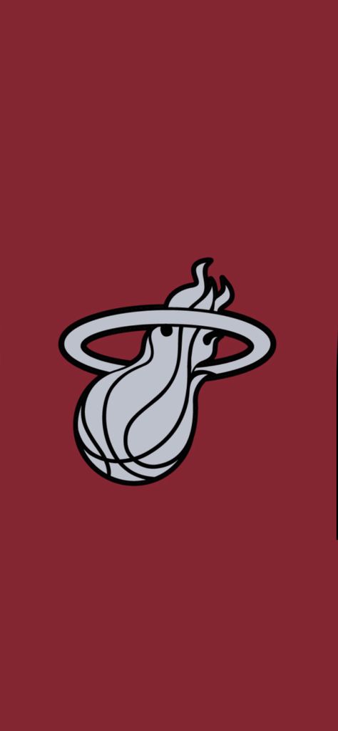 Miami Heat Logo Wallpapers, Miami Heat Wallpaper Iphone, Nba Logo Art, Nba Logo Wallpapers, Basketball Lockscreen, Miami Heat Wallpaper, Miami Heat Logo, Basketball Jewelry, Mvp Basketball