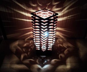 DIY Skyscraper Lamp made with wood dowels Diy Luminaire, Make A Lamp, Box Crafts, House Lamp, Diy Tumblr, Diy Room Decor For Teens, Lamp Diy, Diy Lampe, Sell Diy