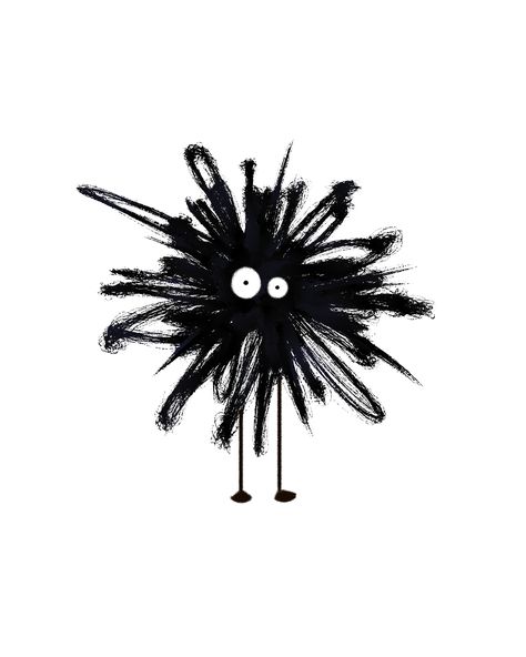 Dizzy Cartoon Character, Abstract Halloween Art, Monster Illustration Creepy, Emotional Illustration, Cartoon Creatures, Illustration Monster, Eyes Illustration, Cartoon Abstract, Minimalist Cartoon